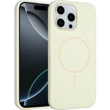 Ozkr Store Joko Apple iPhone 15 Pro Max Kılıf Jully Magsafe Kapak - Bej