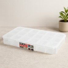 KSB Store 18 Bölmeli Şeffaf Organizer Kutu