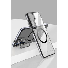 Ozkr Store Joko Samsung Galaxy S24 Crystal Magsafe Kapak - Siyah