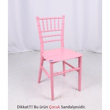 Norino Sağlam Plastik Mandella Trend Çocuk Sandalyesi Pembe