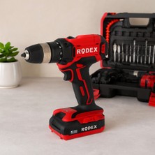 Ozkr Store 21V Şarjlı Matkap - Çift Batarya, 17 Parça Uç, 2 Kademe Hız