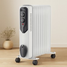 KSB Store 11 Dilimli Yağlı Radyatör Isıtıcı 2500W Ayarlı Termostat