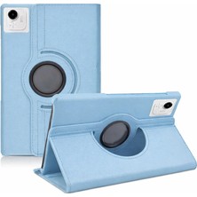 Ozkr Store Huawei Honor Pad X9A 360 Tablet Deri Kılıf - Turkuaz