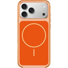Ozkr Store Joko Apple iPhone 17 Pro Max Vizima Magsafe Kapak - Turuncu
