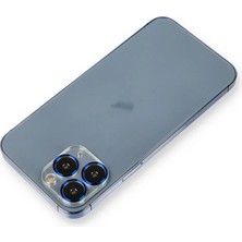 Ozkr Store Apple iPhone 11 Pro Max Metal Kamera Lens Koruma Cam - Mavi