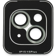 Ozkr Store Joko Apple iPhone 15 Pvd Metal Kamera Lens - Açık Yeşil