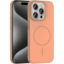 Ozkr Store Joko Apple iPhone 15 Pro Max Broş Magsafe Kapak - Çöl Titanyum