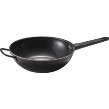 IKEA Blagylta Yapışmaz Kaplama-Siyah 28 cm Wok Tava