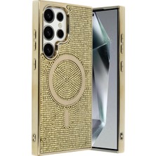 Ozkr Store Joko Samsung Galaxy S23 Ultra Helen Magsafe Kapak - Gold