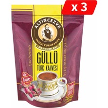 Altıncezve Güllü Türk Kahvesi 100 Gr - 3LÜ PAKET