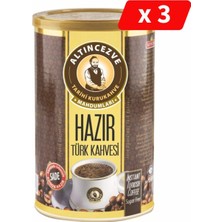 Altıncezve Hazır Türk Kahvesi Sade 500 Gr - 3LÜ PAKET