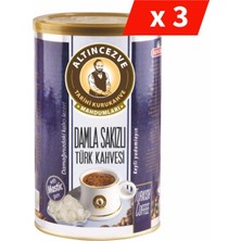 Altıncezve Damla Sakızlı Türk Kahvesi 250 Gr Teneke - 3LÜ PAKET