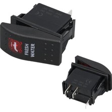 Mabelme Store Powermaster ﻿hidrafor Sembollü Işıklı 3 Pinli On-Off 12-24V Marin Switch