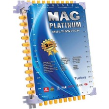 Mabelme Store Mag Platinum Mp 10/56 Multiswitch - 10 Giriş 56 Çıkışlı Merkezi Uydu Santrali Hybrid 4K ve 3D Destekli