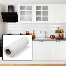 Esranın Dünyası 76 cm x 1 Metre Mat Beyaz Mobilya Kaplama Folyosu, Dayanıklı ve Estetik