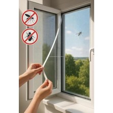 Esranın Dünyası 150 cm x 125 cm Çift Kanat Tül Sineklik, Kapı ve Pencere Uyumlu