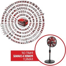 Esranın Dünyası Akülü Vantilatör, 4 Hız Ayarı ve Yüksekliği Ayarlanabilir Tasarım