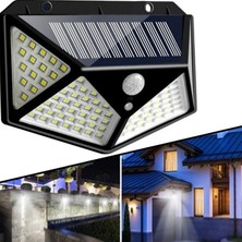 The Gencoo P-128 Solar Panelli LED Dış Mekan Bahçe ve Sokak Aydınlatması
