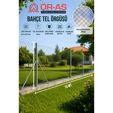6x6 Göz-2  mm-( 100'LÜK - 10 mt ) - Galvanizli Helozon  Tel Örgü