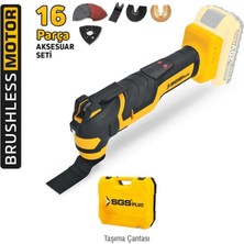 Sgs 5435B Solo Multi-Tools Kesici Raspalama Makinesi 20V 2.0AH 16 Parça Set