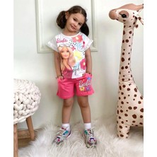 Lillypicca Baskılı Kız Çocuk Tişört ve Şort Takım - 1043