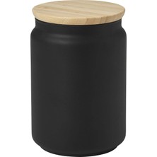 IKEA Eklatera Siyah 1 Lt Çay Kahve Kavanozu