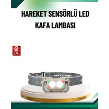 BYZM Şarjlı Wave Sensörlü LED Kafa Feneri Outdoor Kullanım