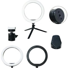 BYZM 8inç 20CM Youtube Instagram Tiktok Selfie  Stüdyo Video Fotoğraf Ring Light  Tripod LED Halk