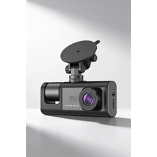 BYZM Ön Arka Iç Kayıtlı 3 Kameralı Araç Içi Kamera Full Hd Oto Kamera