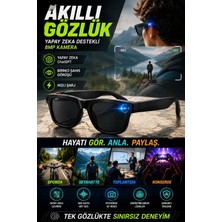 BYZM 8mp Kameralı Chatgpt Destekli Akıllı Gözlük Yapay Zeka Çeviri ve Ses Kayıt Özellikli