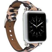 BYZM Apple Watch Uyumlu Deri Kordon 42-44-45MM St Leopar Ne