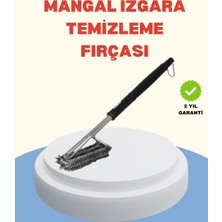 BYZM Uzun Saplı Izgara Temizleme Fırçası Çelik Telli