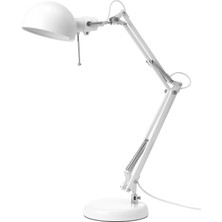 IKEA Forsa Beyaz Çalışma Lambası