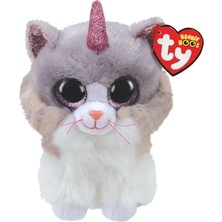 BYZM Ty Beanie Boos Peluş Unicorn Kedi Asher 13 cm