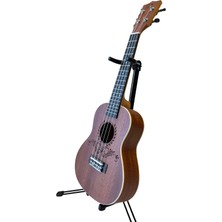 Puka Maun Ağacı Çiçek Desenli Profesyonel Concert Ukulele