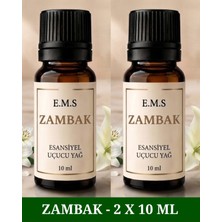E.M.S 2 x 10 ml Zambak  Esansiyel Uçucu Yağ Buhurdanlık Yağı Difüzör Esansı Oda Kokusu Esansı Mum Esansı.