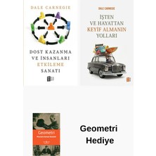 Mona Dale Carnegie 2 Kitap Seti + Geometri Hediye