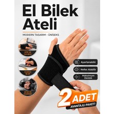 Ankaflex 2 Adet Exp Medikal Ortopedik Spor Bandı Statik El Bilek Ateli Splinti Bilekliği Aparatı