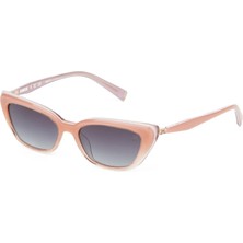 Hermossa HM 1609 C4 Cat Eye Pembe - Kahverengi Kadın Güneş Gözlüğü