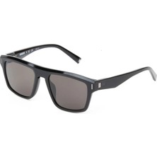Hermossa Hm 1627 C1 Dikdörtgen Siyah Unisex Güneş Gözlüğü