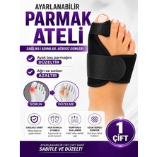 Ankaflex Gece Ayak Başparmak Ateli Halluks Parmak Çıkıntı Kemik Düzeltici Bir Çift Aparat