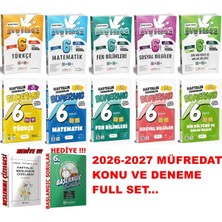 Günay Yayınları 2026-2027 Müfredat 6.sınıf Bumerang Konu Anlatım ve 32 Haftalık Deneme Full Set