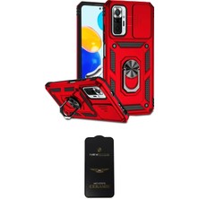 Teknoparkx Ieg™ Redmi Note 10 Pro Kılıf Ahenk Klasik - Siyah 6d Antistatik Mat Seramik Hayalet Nano Ekran