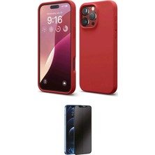 Teknoparkx Ieg™ Iphone 16 Pro Kılıf Kozmos Yansıma Özel Seri - Siyah 3D Antistatik Hayalet Cam Ekran Ko