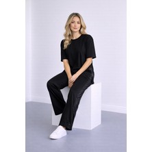 Motiv Paraşüt Şeritli Oversize T-Shirt /pantolon Eşofman Takımı