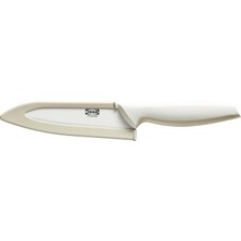 IKEA Hackıg Seramik Beyaz-Bej 15 cm Şef Bıçağı