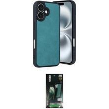 Teknoparkx Ieg™ Iphone 16 Kılıf Kıvılcım Işık Serisi - Siyah 360 Mat Full Body Arka Koruyucu Tknprk-