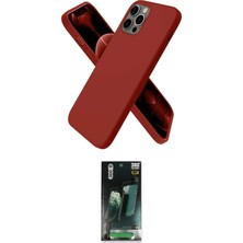 Teknoparkx Ieg™ Iphone 12 Pro Kılıf Kozmos Yansıma Özel Seri - Siyah 360 Mat Full Body Arka Koruyucu Tk