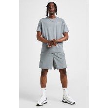 Nike Dri-Fıt Miler Erkek Koşu Gri Tişört