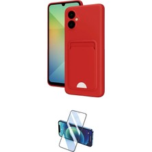 Teknoparkx Ieg™ Galaxy A06 Kılıf Vadi Çizgi Prime - Siyah 3D Antistatik Cam Ekran Koruyucu Tknprk-Tkaks3